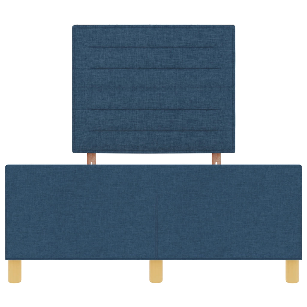 Letto a baldacchino Blu 120x190 cm in tessuto