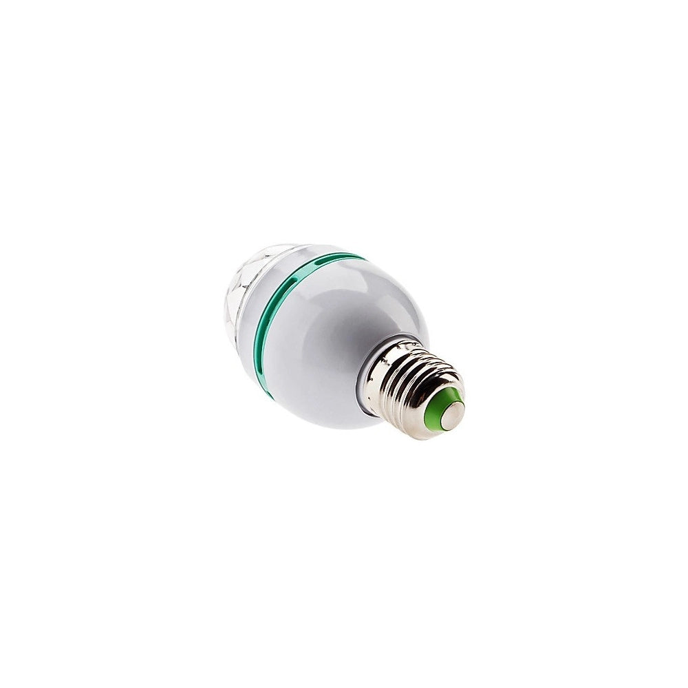 Trade Shop - Lampadina Led Rgb Multicolor Attacco E27 Luce Led Colora Rotante 3watt 3w -