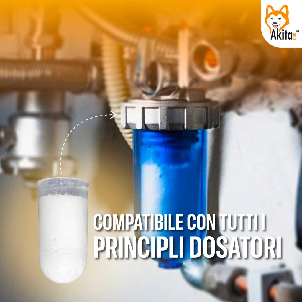 Akitaink 18 Cartucce Polifosfati Anticalcare Caldaia