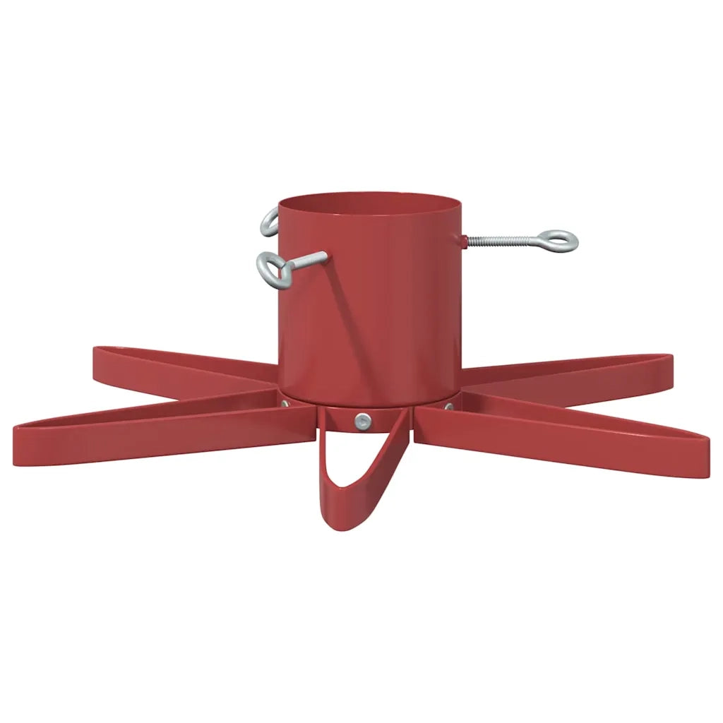 Supporto per Albero di Natale Rosso 50 x 50 x 15,5 cm Acciaio 42019199