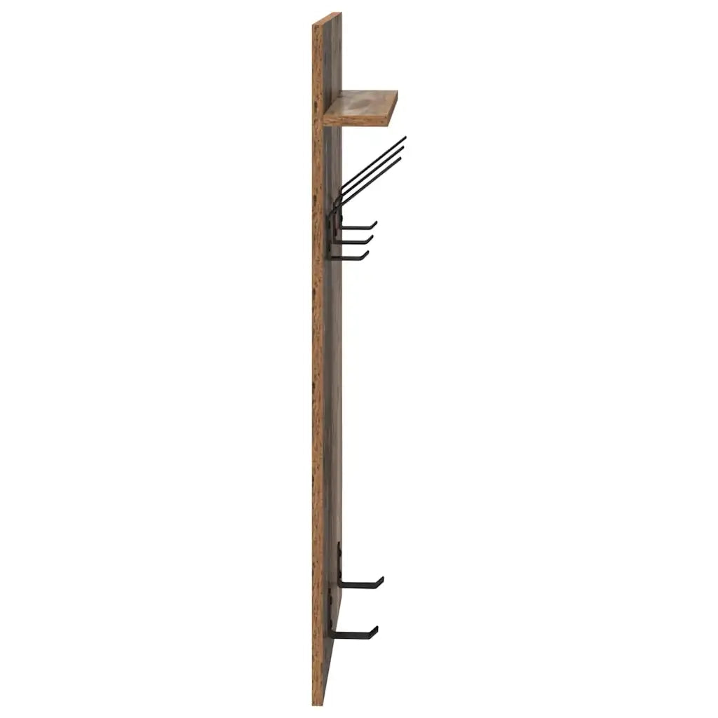 Appendiabiti a muro Legno vecchio 40 x 10 x 90 cm CFW9814487