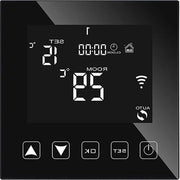 Termostato Wi-Fi intelligente per caldaia e riscaldamento a pavimento - Termostato programmabile per camera con APP e controllo vocale - Compatibile con Alexa - Nero
