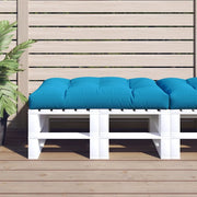 Cuscino per Pallet Blu 120x80x12 cm in Tessuto 360517