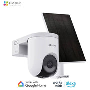 Ezviz CS-HB8C-SP-R100 HB8 Lite Telecamera IP Esterno 2K+ 4MP Wi-Fi Pan Tilt Visione Notturna Colori Pannello Solare 5W colore Bianco