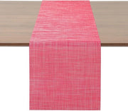 Tavolo da giardino in PVC isolante, idrorepellente, lavabile, dimensioni 30 x 183 cm, colore rosso.