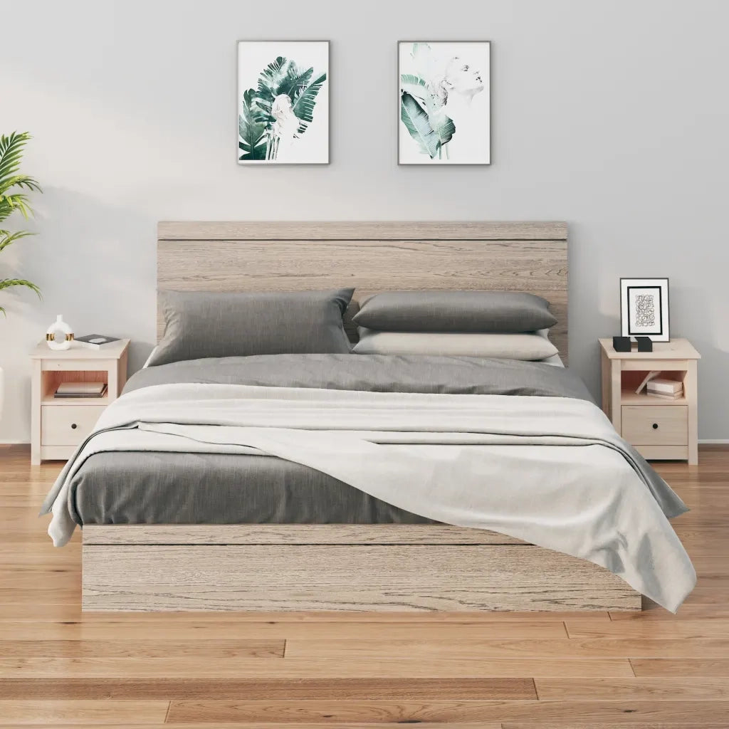 Comodini 2 pz 40x35x49 cm in Legno Massello di Pino 813710