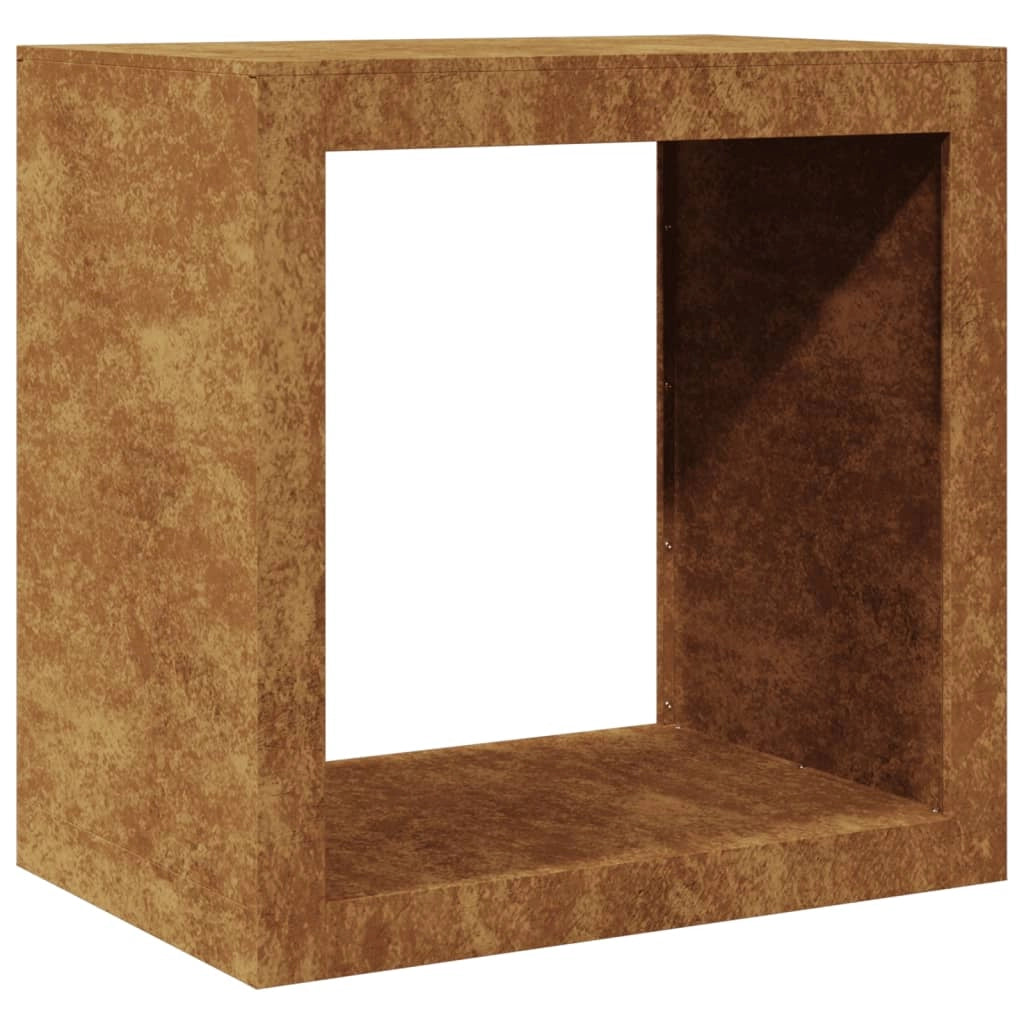 Portalegna 60 x 40 x 60 cm Acciaio Corten Marrone 02_0043729