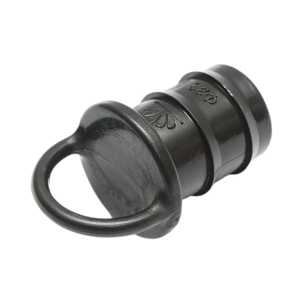 Tappo per tubo di irrigazione a goccia da 32 mm con anello per impianti di irrigazione