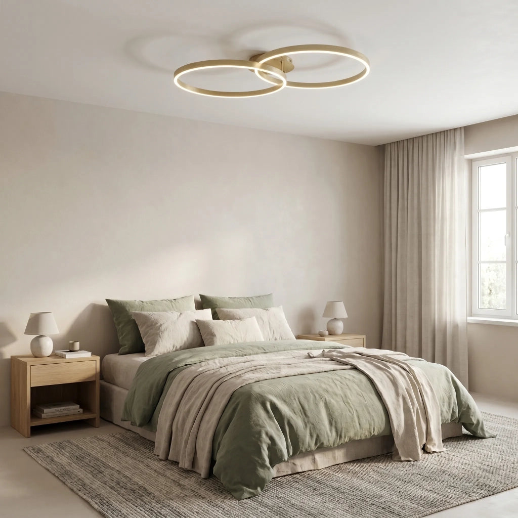 Lampada Da Soffitto Led Swe062-c Brush Gold