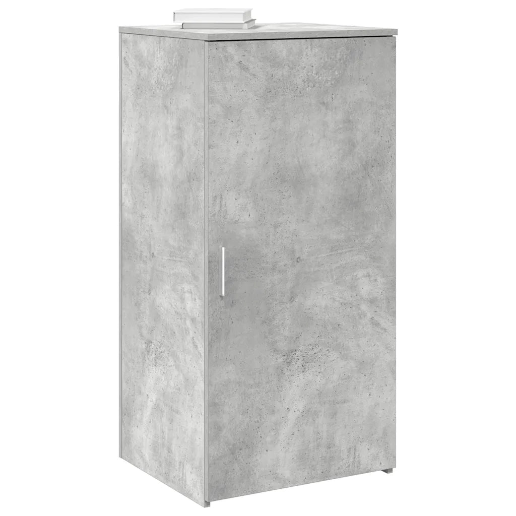 Mobile Portaoggetti Grigio Cemento 50x45x103,5 cm in Truciolato