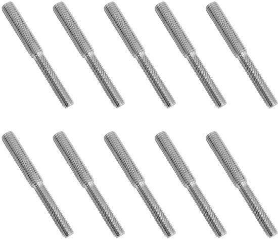 Adattatore a doppia vite 10x - M8/M10 - Acciaio inossidabile - Lunghezza del cavo 40mm - Alta resistenza - Per la fissazione di componenti - Vite