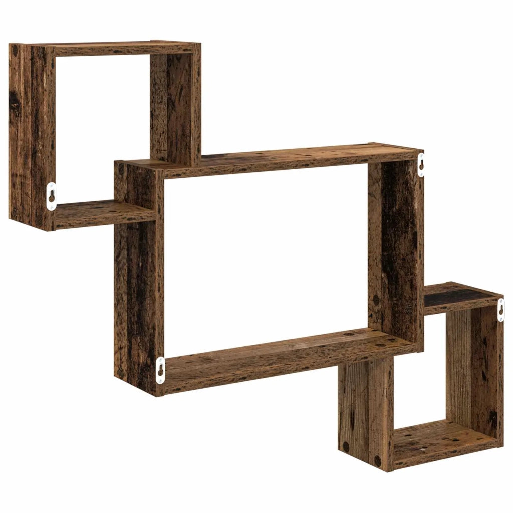 Scaffale da parete A parete Marrone 91,5 x 15 x 76 cm 8012122