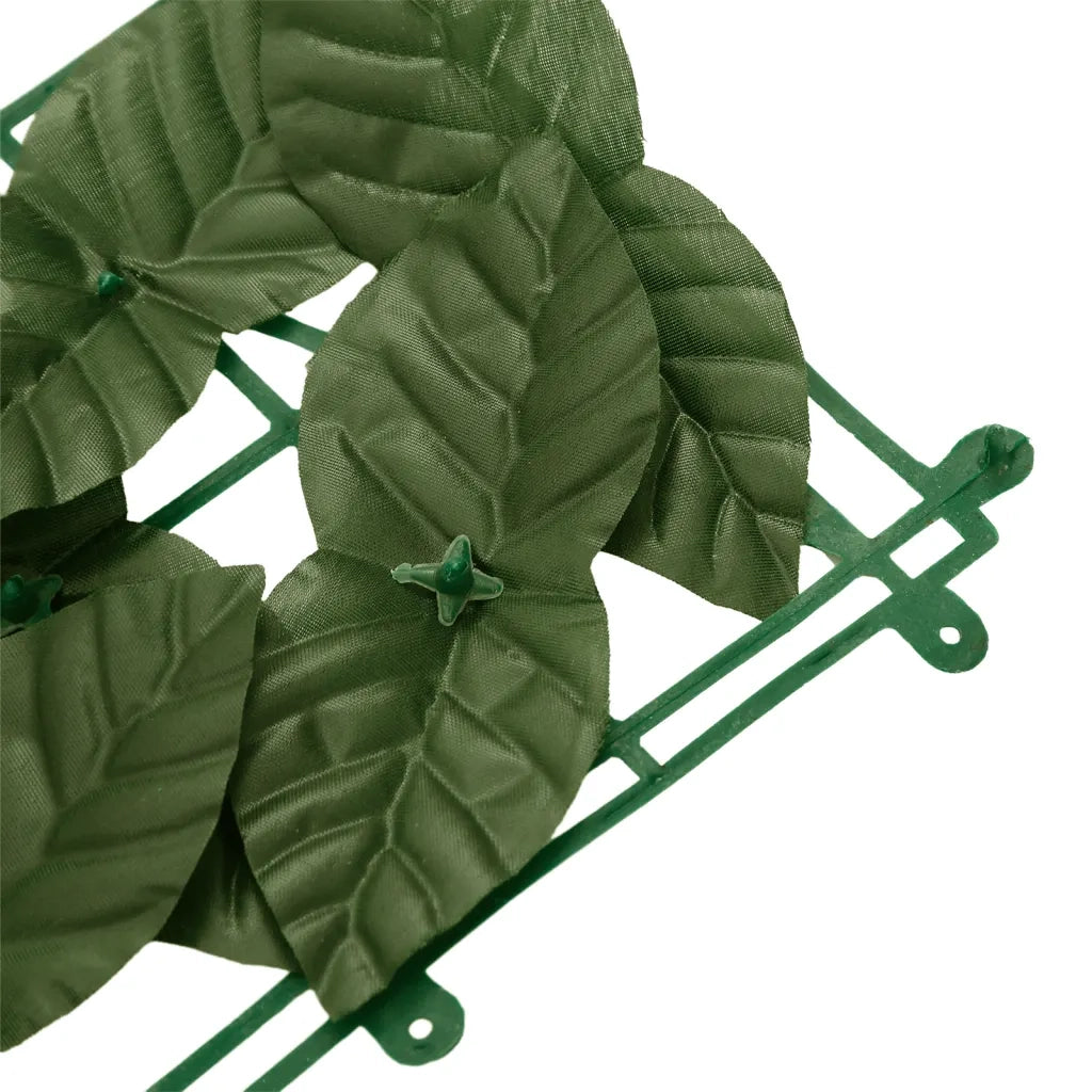 Schermo Privacy da Balcone con Foglie-Pannello per balcone Verde Scuro 300x150 cm