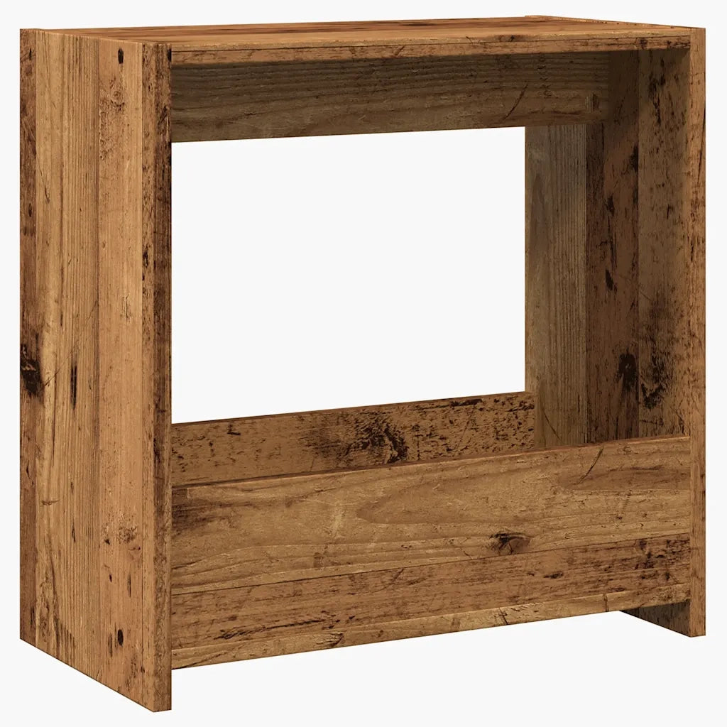 Tavolino Legno Vecchio 50x26x50 cm in Legno Multistrato 856538