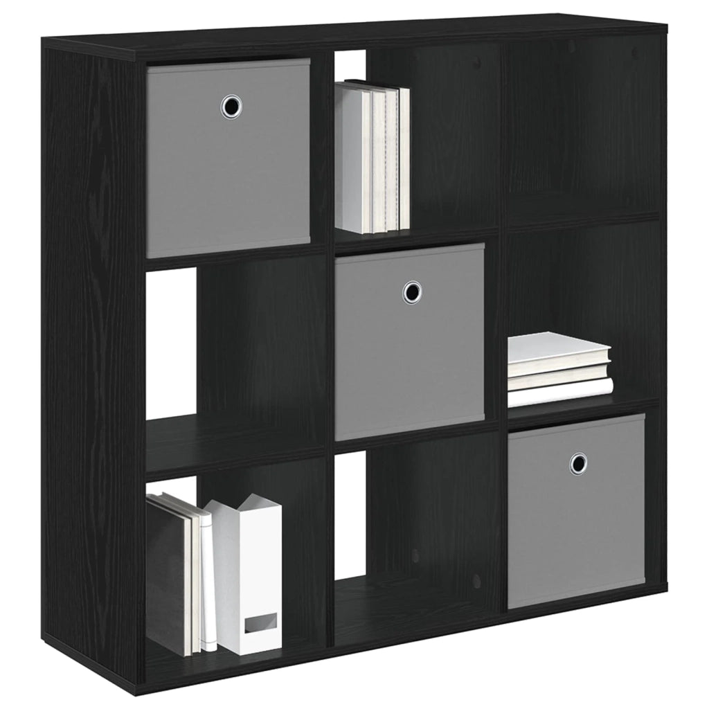 Credenza con cassetto Rovere Nero 88,5 x 29 x 84,5 cm