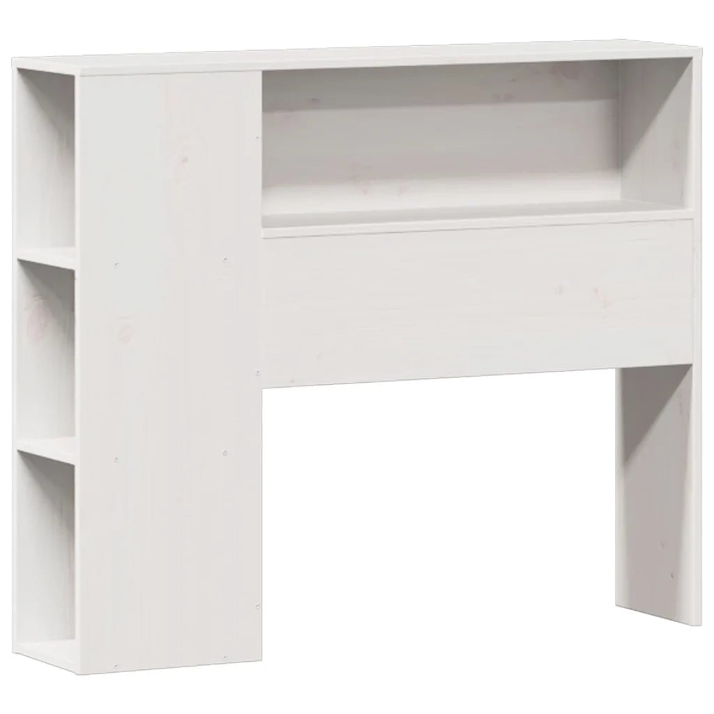 Letto con Libreria senza Materasso-Struttura Letto con contenitore 75x190 cm in Legno Pino 158000