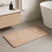 Tappeto da Bagno Beauty Super Assorbente Beauty 60x40 cm (Beige)