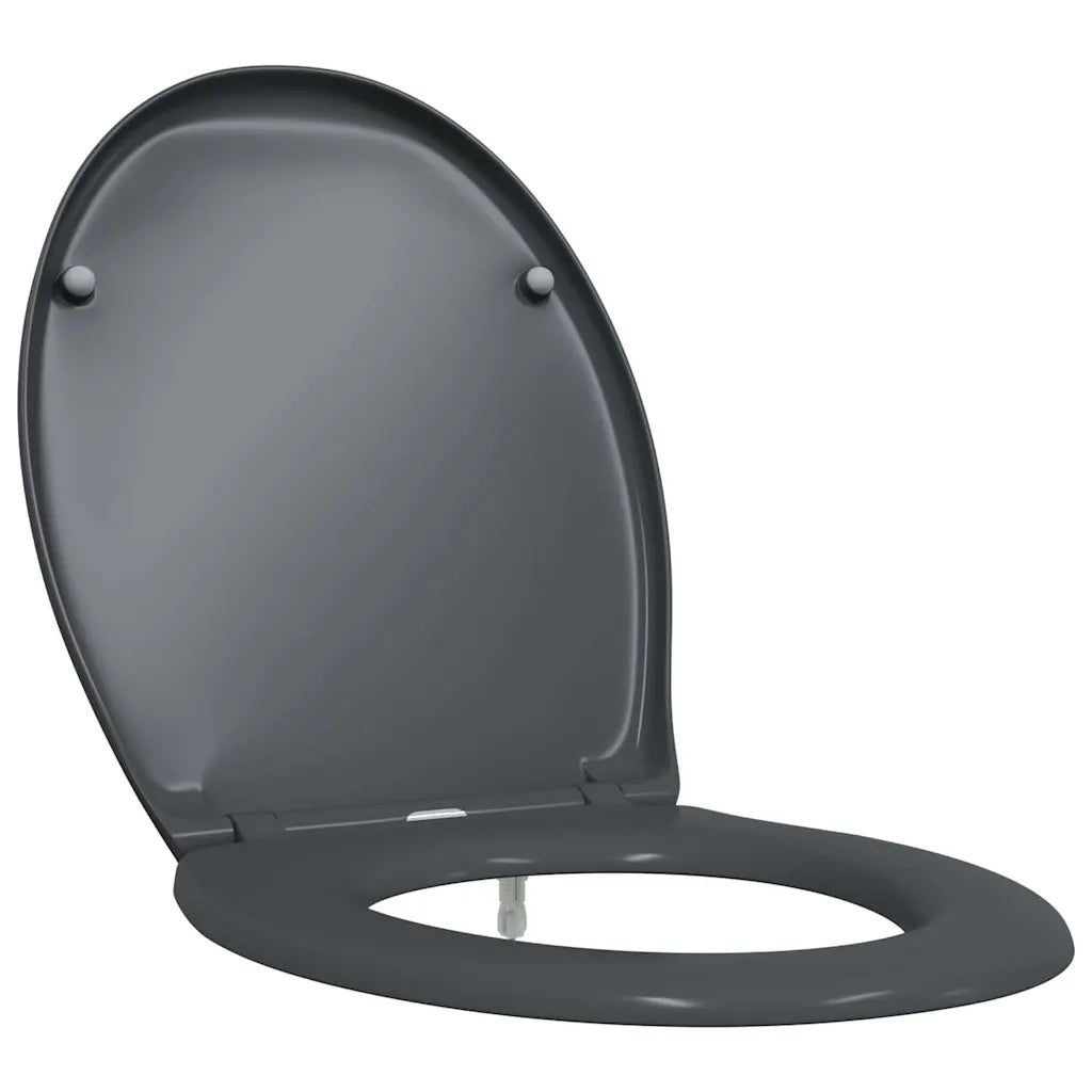 Sedile del WC Antracite 47 x 37 x 4 cm Duroplast 42002346