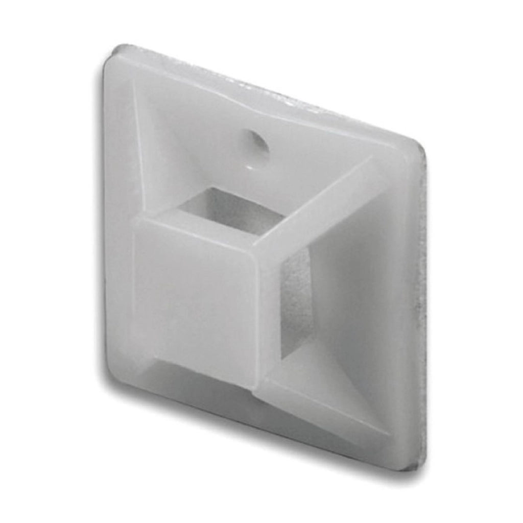 Supporto Adesivo Per Fascette 20X20X6.1 Set 5 Pezzi - Electraline