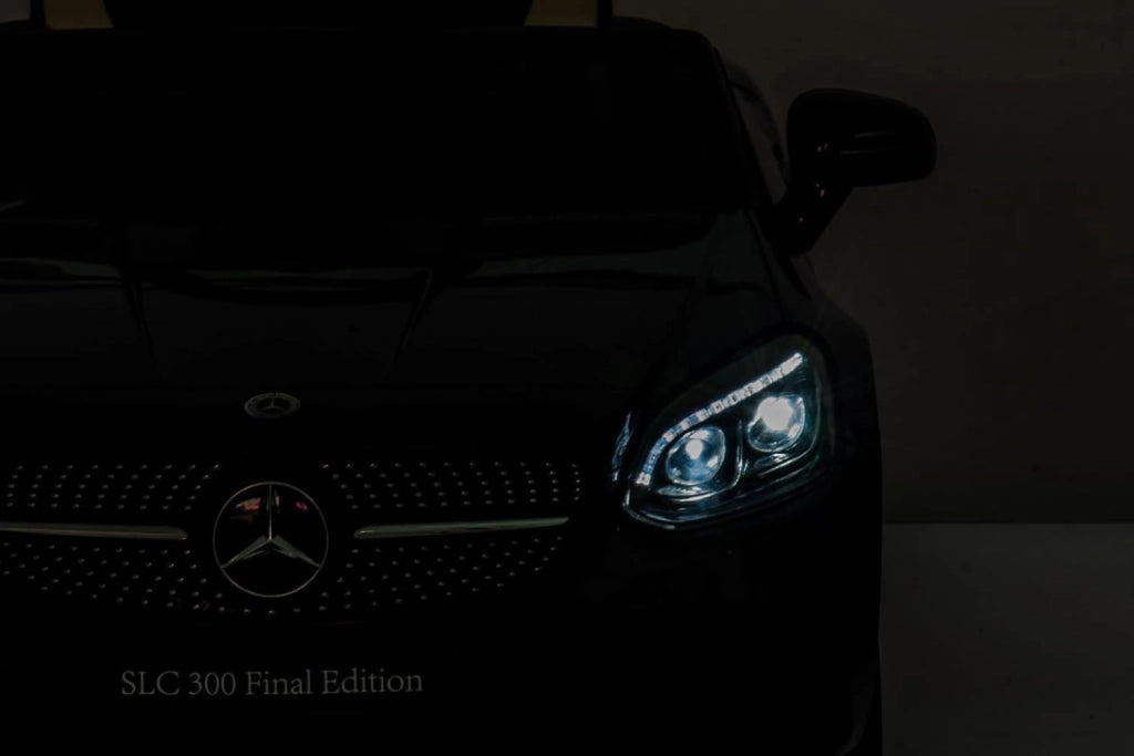 Macchina Elettrica per Bambini Licenza Ufficiale Mercedes SLC 300 "Final Edition" 10,8V 3,1Ah Nero
