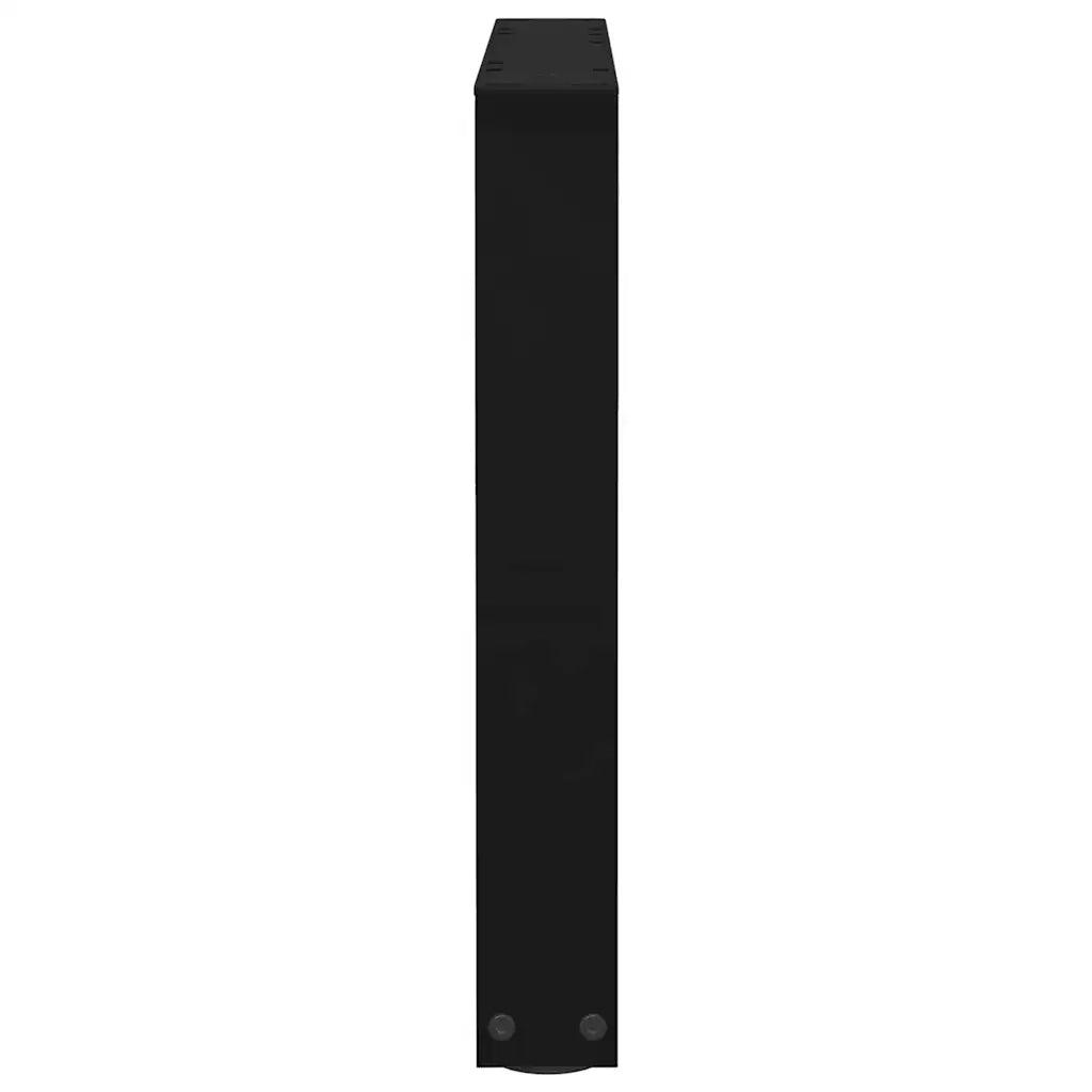 Gambe per Tavolino da Caffè a Forma di V 2 pz Nere 60x(42-43,3) cm Acciaio 4012632