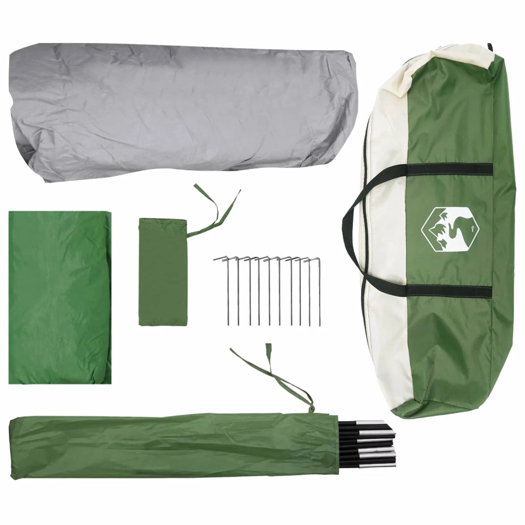 Tenda Istantanea Verde 365 x 380 x 200 cm Poliestere e Acciaio 42028699