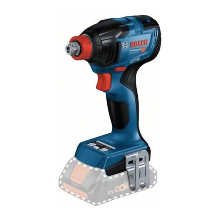 GDX 18V Bosch Professional GDX Chocs Close Watch + 4 Batterie AH + Caricatore, consegnato in L-Boxx