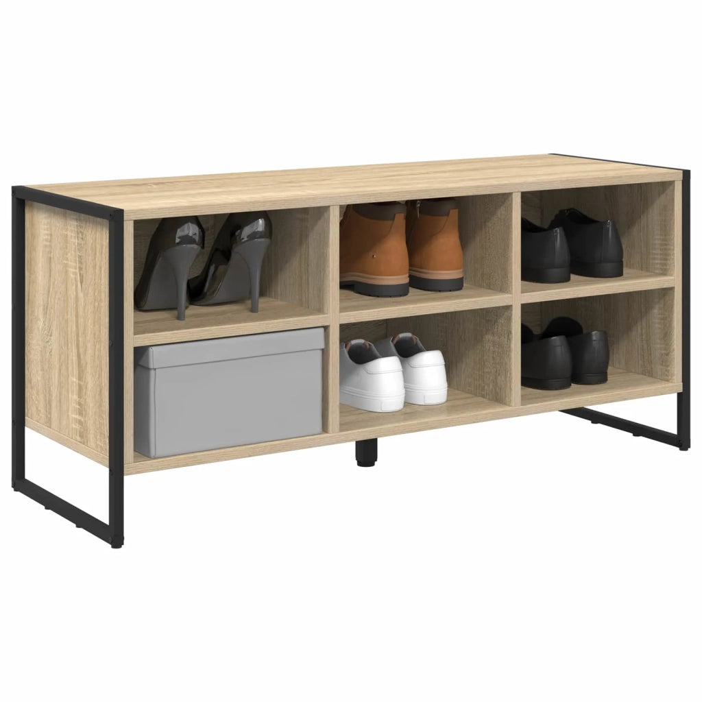 Mobile per scarpe Sonoma 100 x 35 x 44 cm Legno multistrato 886451