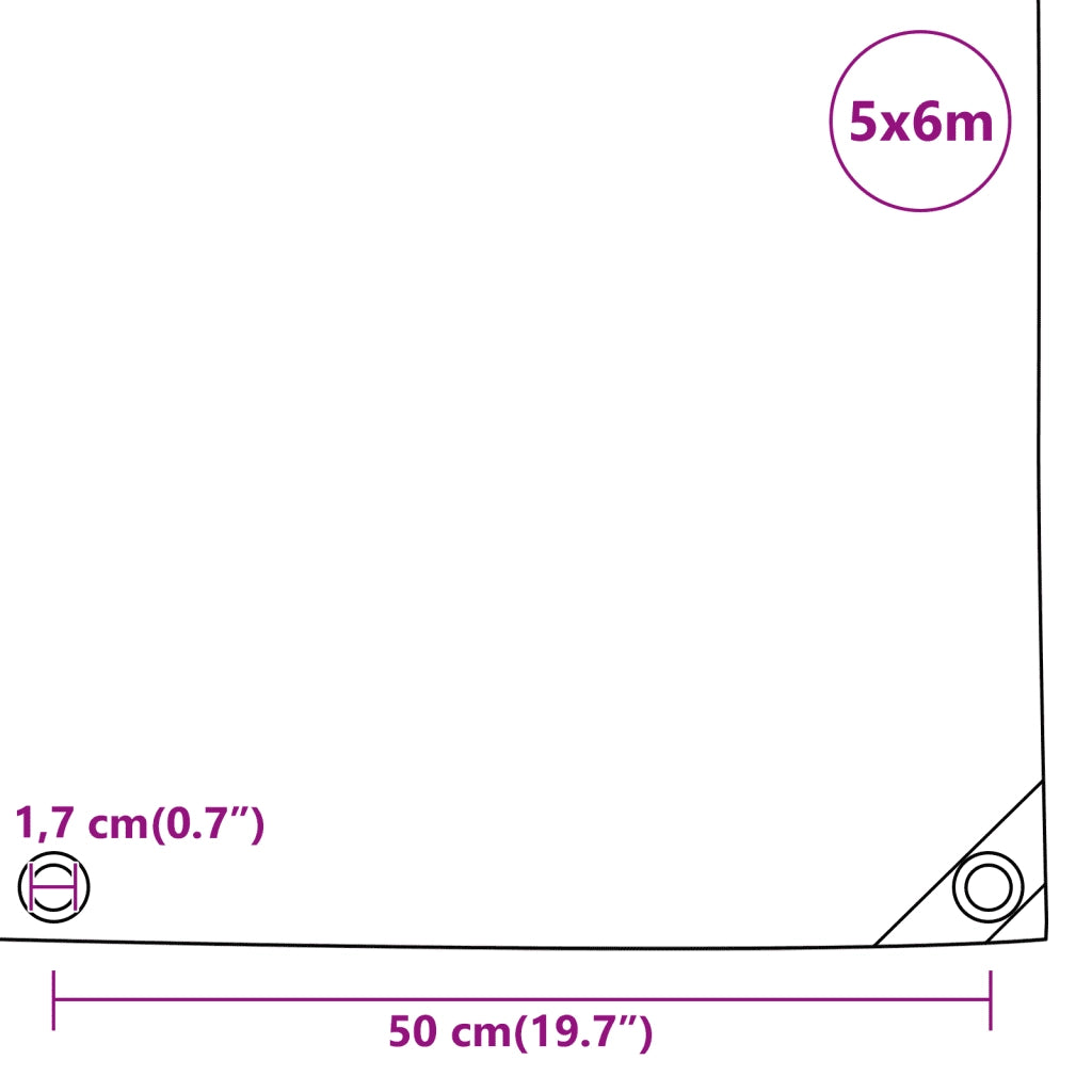 Telone Blu 5x6 m 650 g/m2