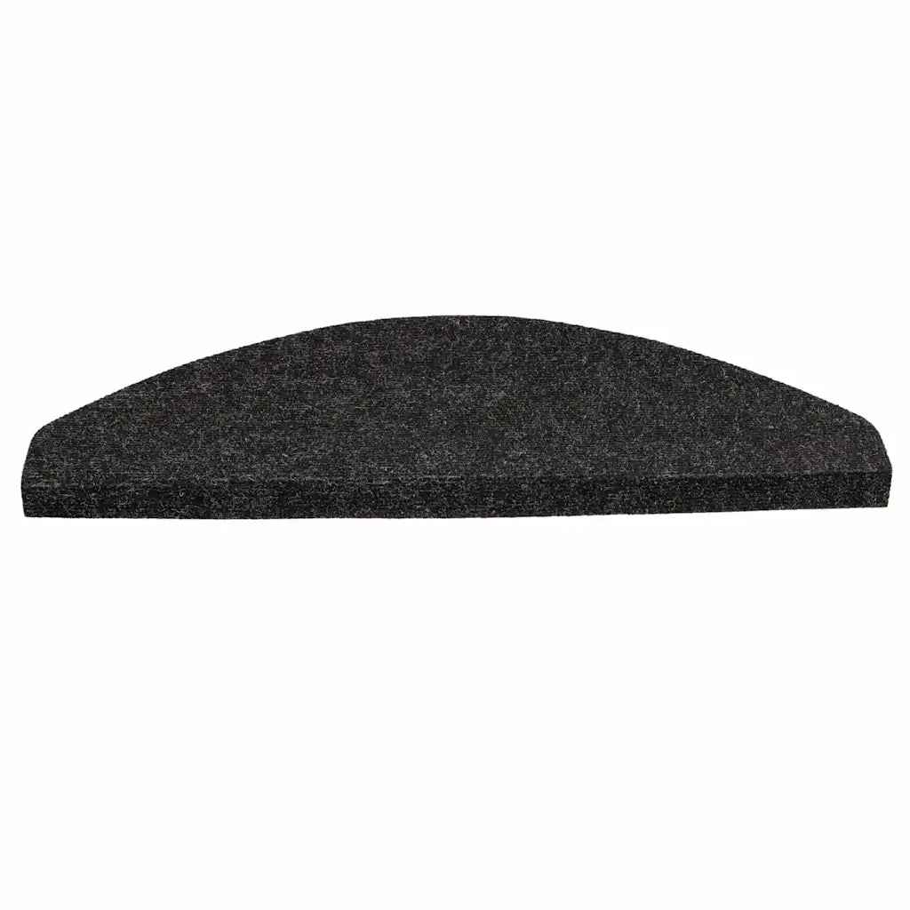 Tappetini Autoadesivi per Scale 20 pz Neri 56x17x3 cm