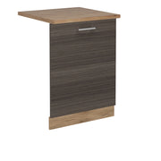 Vicco Coperchio per lavastoviglie Grigio nobile 60 cm , PL Rovere