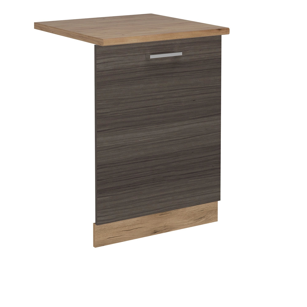 Vicco Coperchio per lavastoviglie Grigio nobile 60 cm , PL Rovere