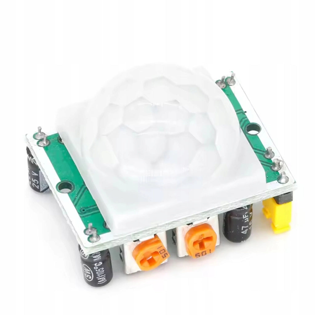 Sensore di Movimento PIR HC-SR501 – Rilevatore Infrarossi | 5–20V | Regolazione Sensibilità e Tempo | Portata 7m