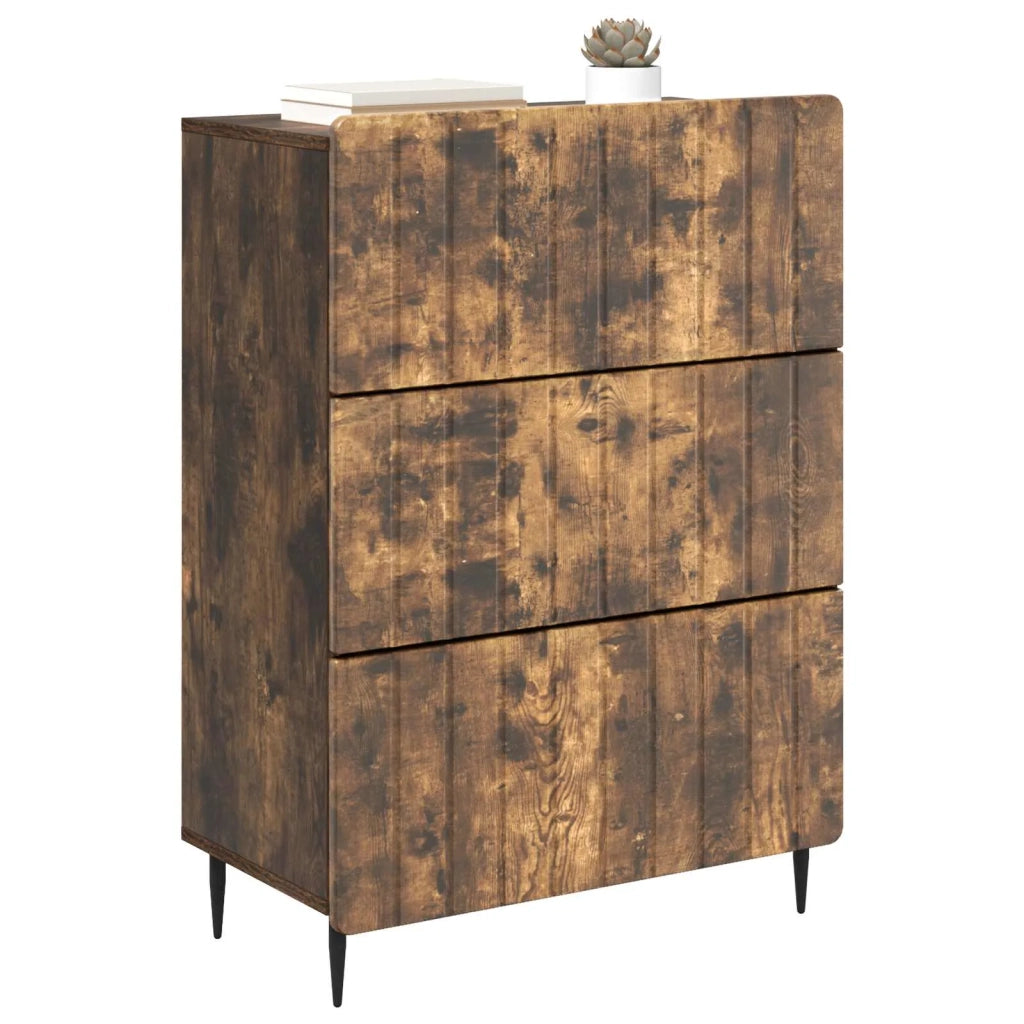 Mobile con Cassetti Rovere Fumo 66 x 34,5 x 92 cm 894380