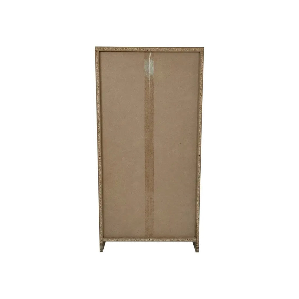 Libreria design con 3 ripiani, colore rovere chiaro, collezione TOLLY