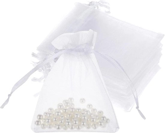 Sacchetti di confezione 8 x 10 cm - 50 pezzi - sacchetti di regalo per matrimonio - sacchetti di confezione con cordino.