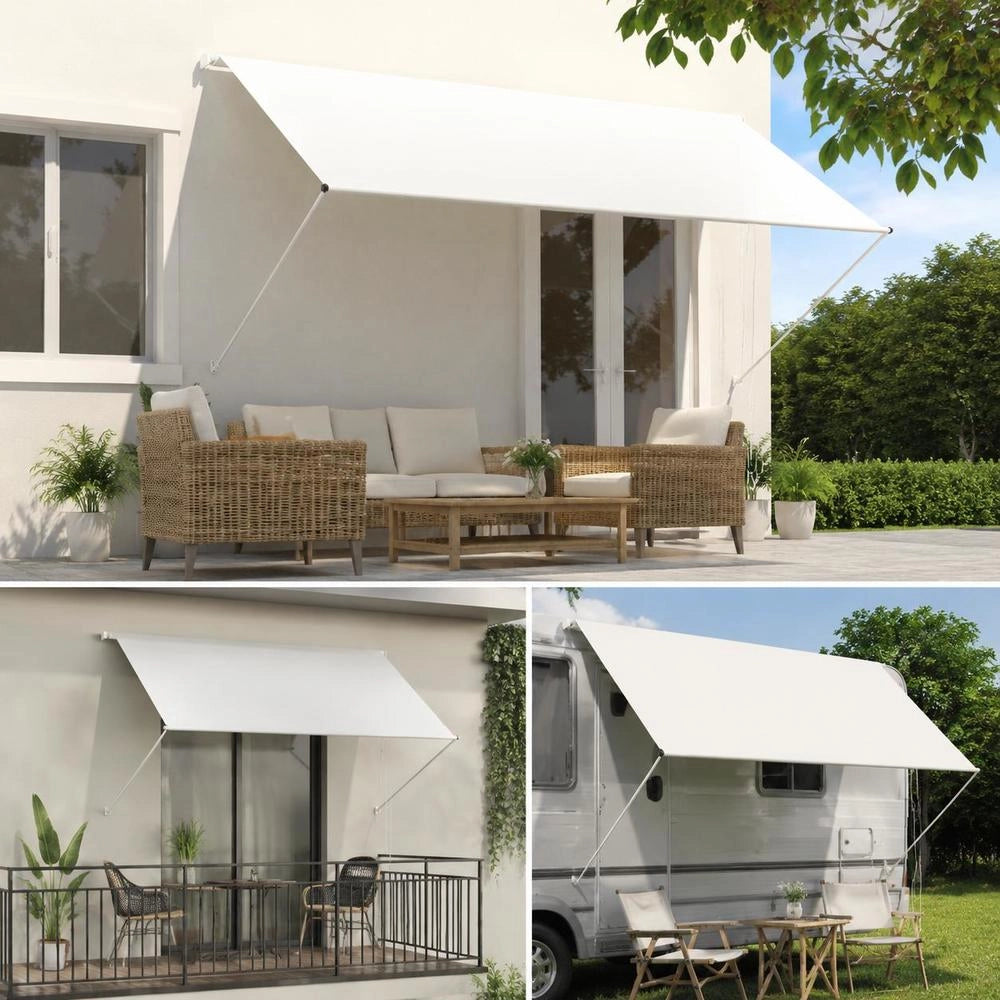 Retractable Awning 250x150 Cm Cream