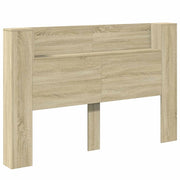 Testiera | Testata con Mobile e LED Sonoma 160 x 16,5 x 103,5 cm