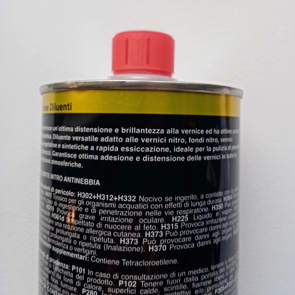 Kemipol 1lt diluente nitro antinebbia per diluizione vernici - pulizia - sgrassatura