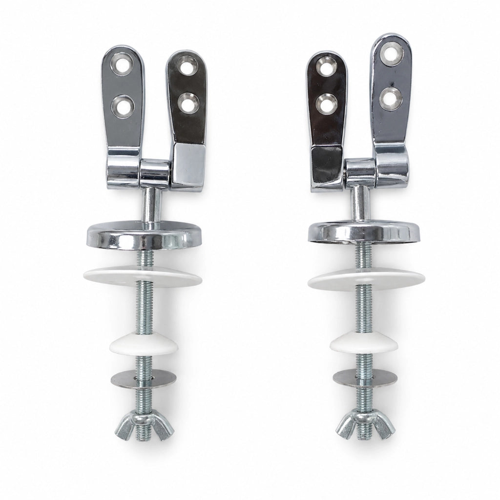 Coppia cerniere per sedile wc installazione standard durevoli e funzionali *** confezione 1