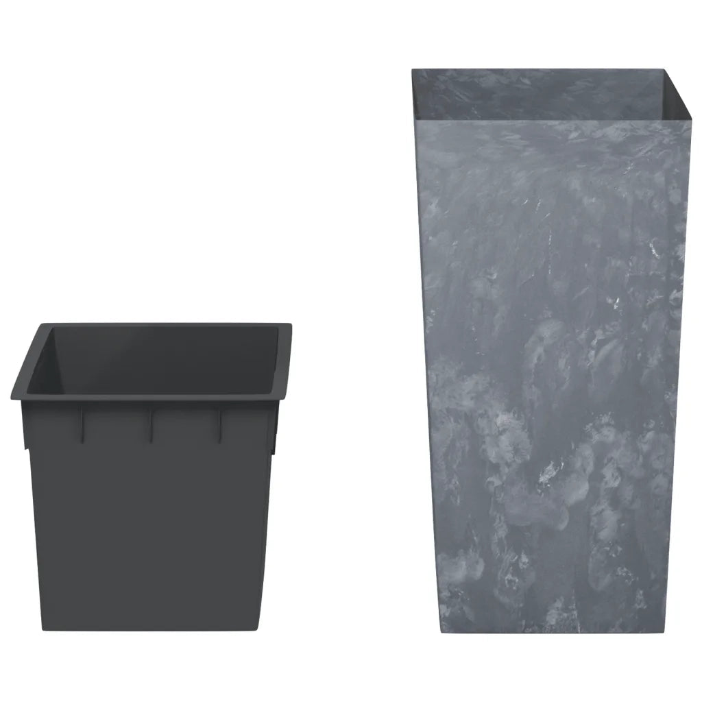 Fioriera con Interno Rimovibile Grigio 21/49 L PP Cemento 364695
