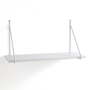 Mensola da parete effetto legno bianca cm. H.30 x L.60 x P.22