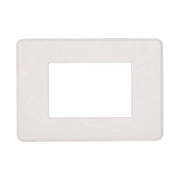 Placca Slim Sottile 3P Serie Moon Colore Bianco Compatibile Con Bticino Axolute Air