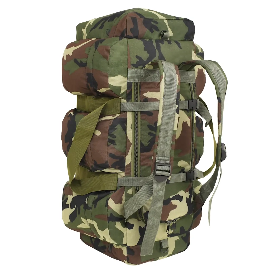 Borsone da Viaggio Stile Militare 3 in 1 45 L Mimetico CFW4757576