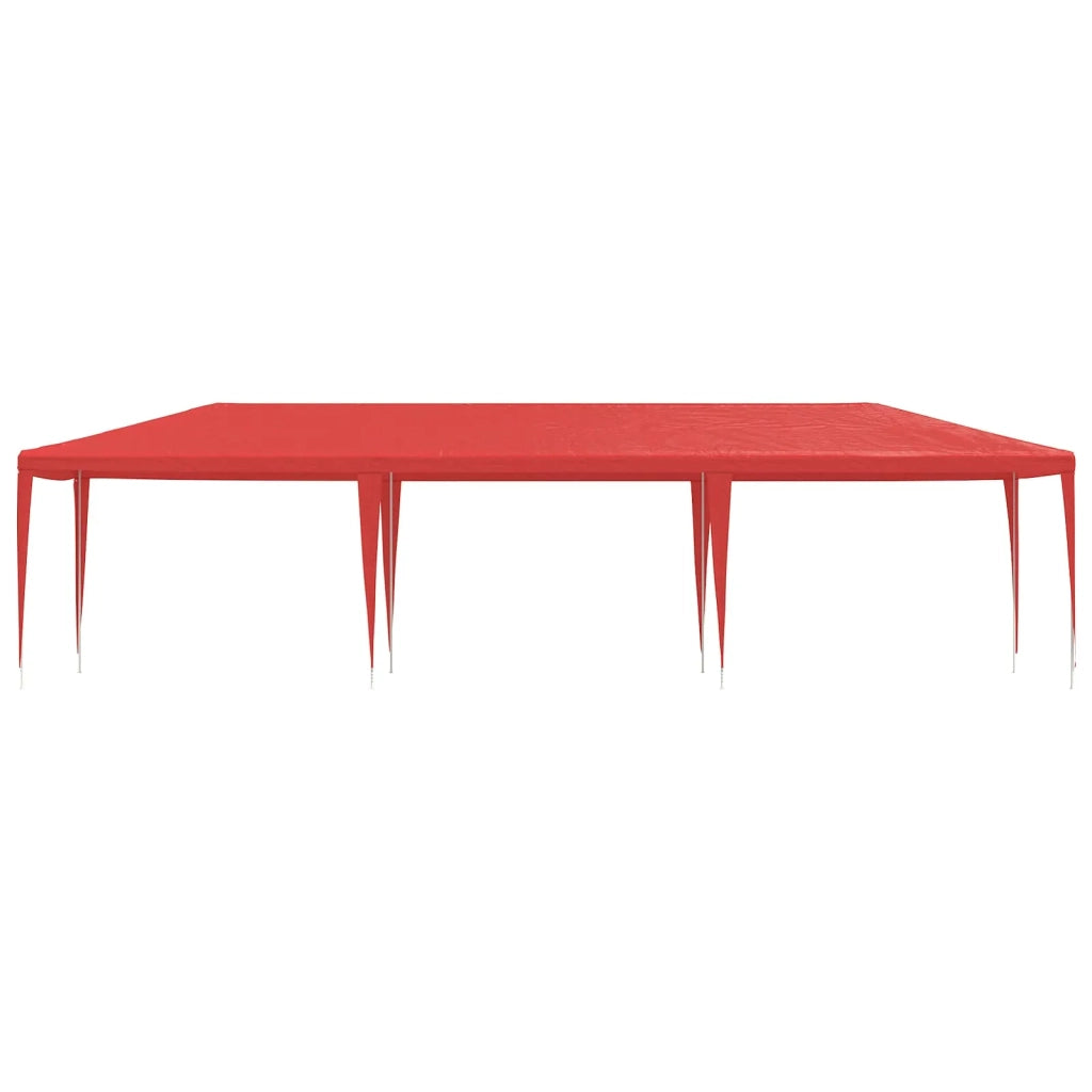 Tenda Party Rosso 900 x 300 x 255 cm PE e Acciaio