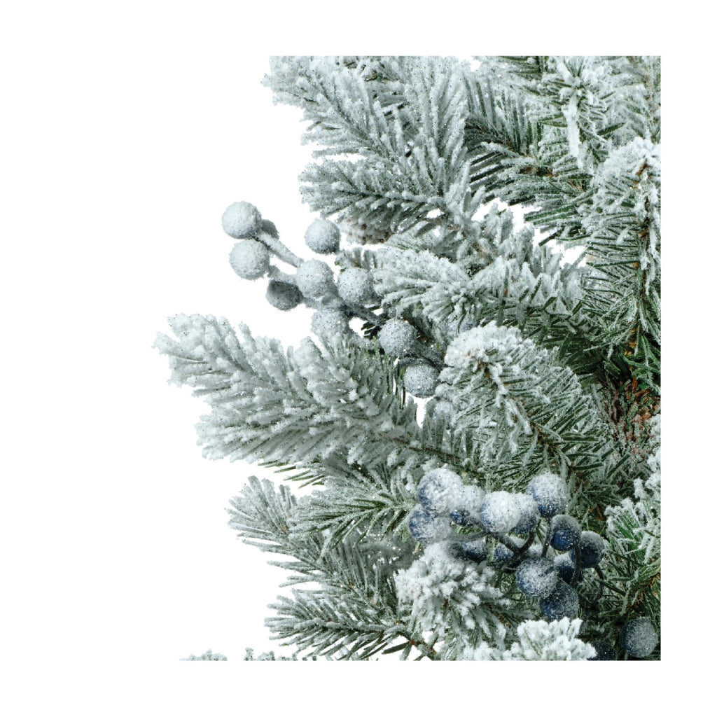Mini Albero Aspen innevato D35 H45cm