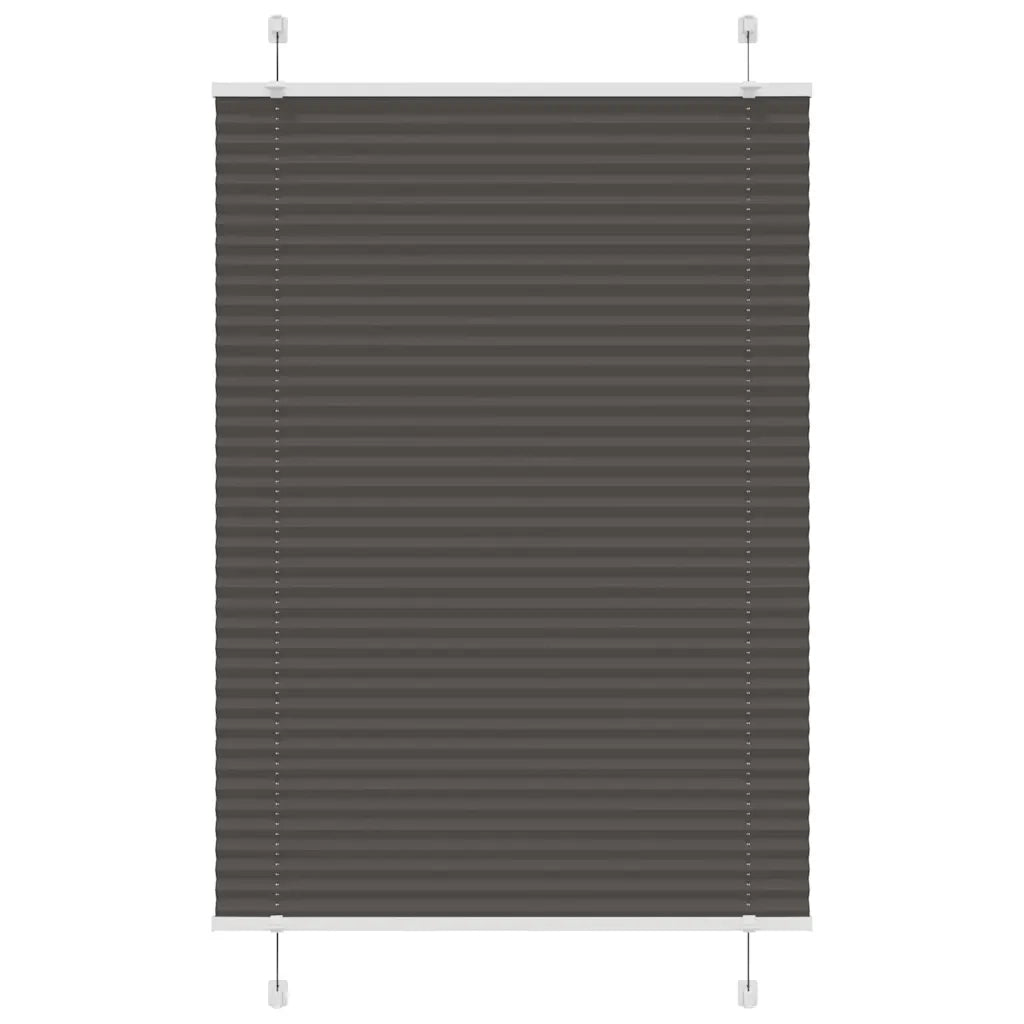 Tenda Plissettata Nera 90x100 cm Larghezza Tessuto 89,4 cm