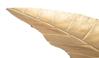 Svuota Tasche Foglia Long 38x3x11 cm in Ferro Oro