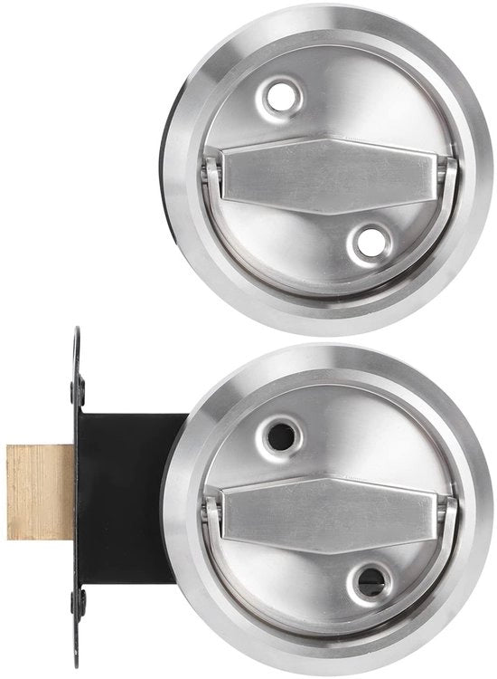Slot Bifacciale in Acciaio Inox 304 - Corrosione Resistente - Deurslot con Maniglia - Chiusura - Per Esterno - Per Bifore