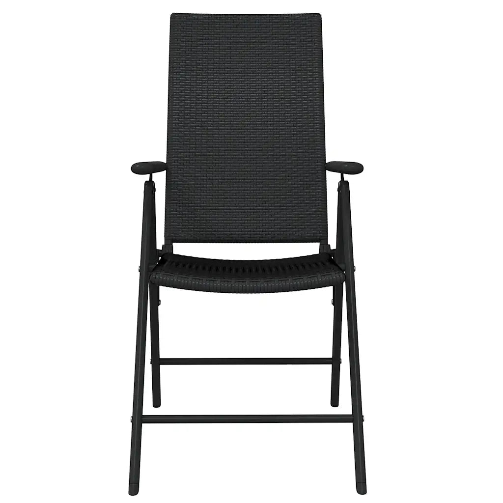 Set Mobili da Pranzo per Giardino 7 pz Nero cod mxl 36963